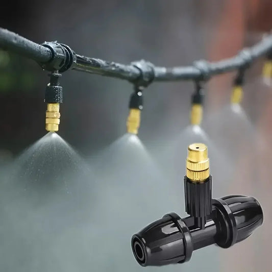 5-20m Garden Watering System Automatic Irrigation Spray Sprinkler System Garden Potted Irrigation Kit Spray Cooling Kit
