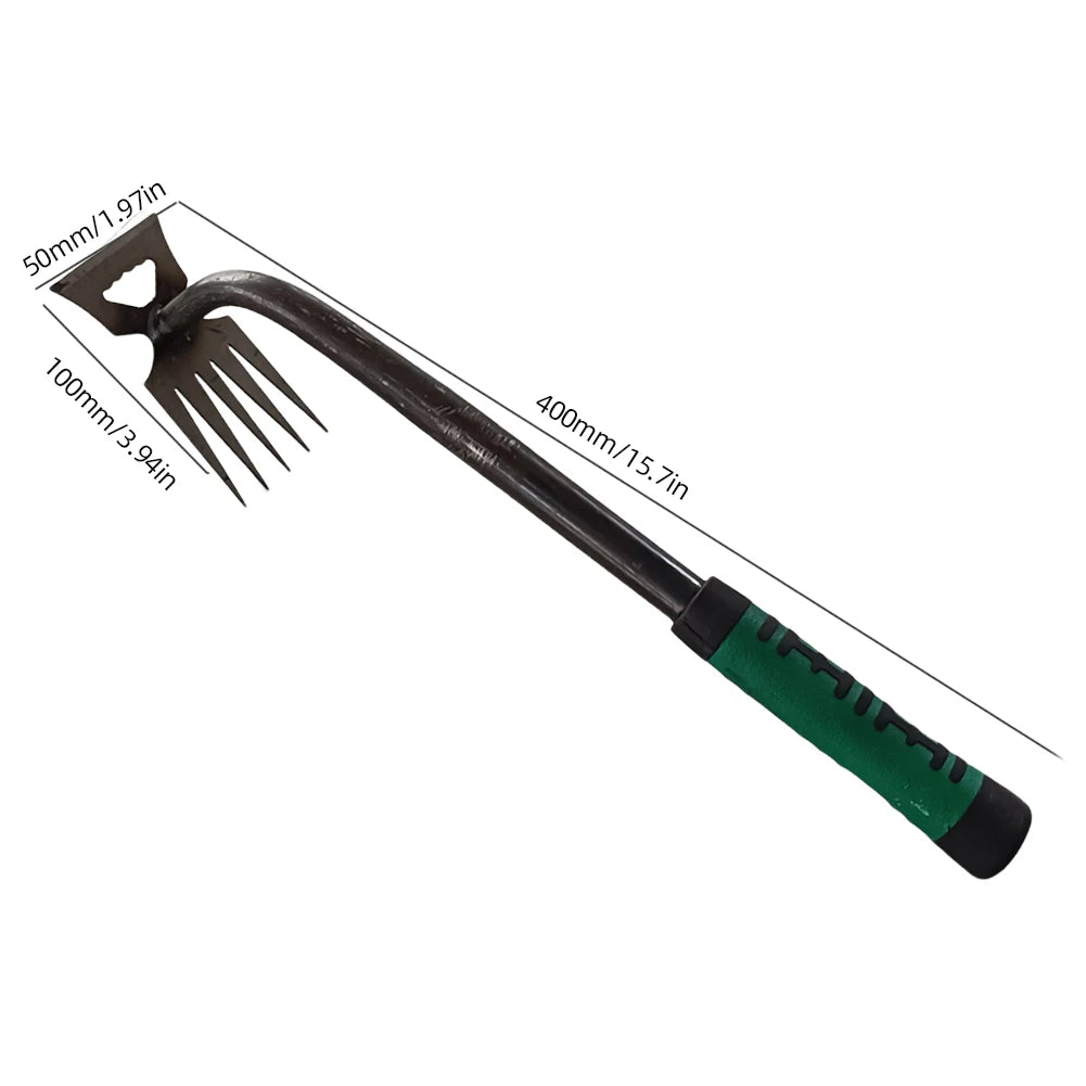 Triangle Furrow Hoe Farm Tools Small Plowing Hoe Turning Loose Soil Vegetable Planting Agricultural Land Garden Small Tip Hoe