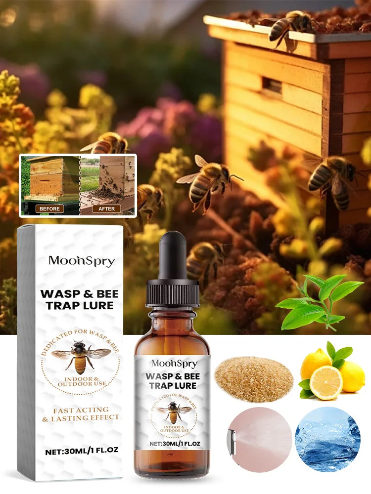 Bee attractant; Bee lure; Agricultural use of wild beekeeping; Honeybee attractant essence