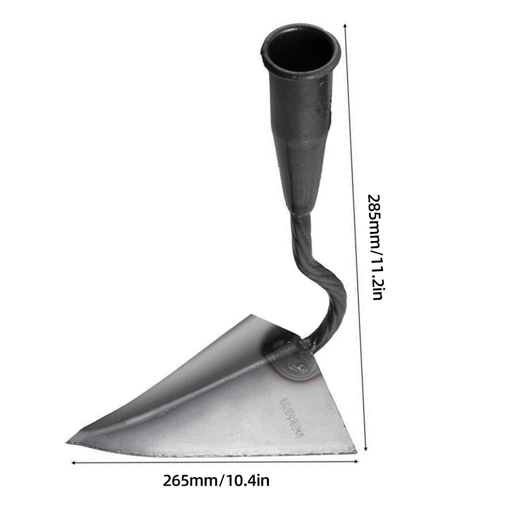 Triangle Furrow Hoe Farm Tools Small Plowing Hoe Turning Loose Soil Vegetable Planting Agricultural Land Garden Small Tip Hoe