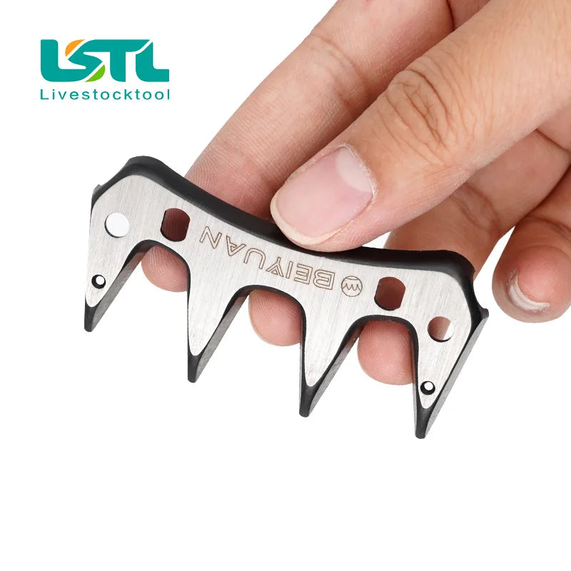 4 Tooth Durable Sheep Goats Comb Shearing Clipper Straight Curved Blade Alternative For sheep Clipper Shears Scissors Part