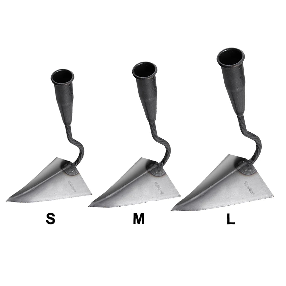Triangle Furrow Hoe Farm Tools Small Plowing Hoe Turning Loose Soil Vegetable Planting Agricultural Land Garden Small Tip Hoe