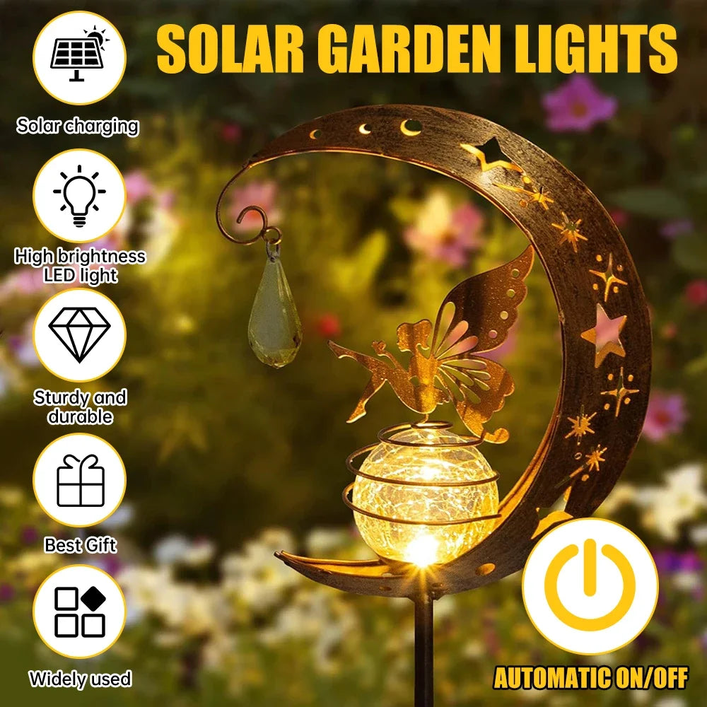 Solar Garden Lights High Brightness LED light Automatic ON/OFF Waterproof Gift Solar Lawn Lights Garden Lamps