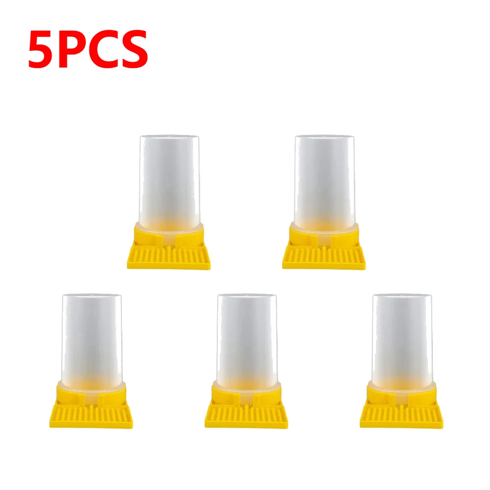 1-6PCS Bee Feeder Drinking Water Waterer Beekeeping Honey Bee Feeders Watering Bees Tools Supplies Feeding Bee Drinker Tools