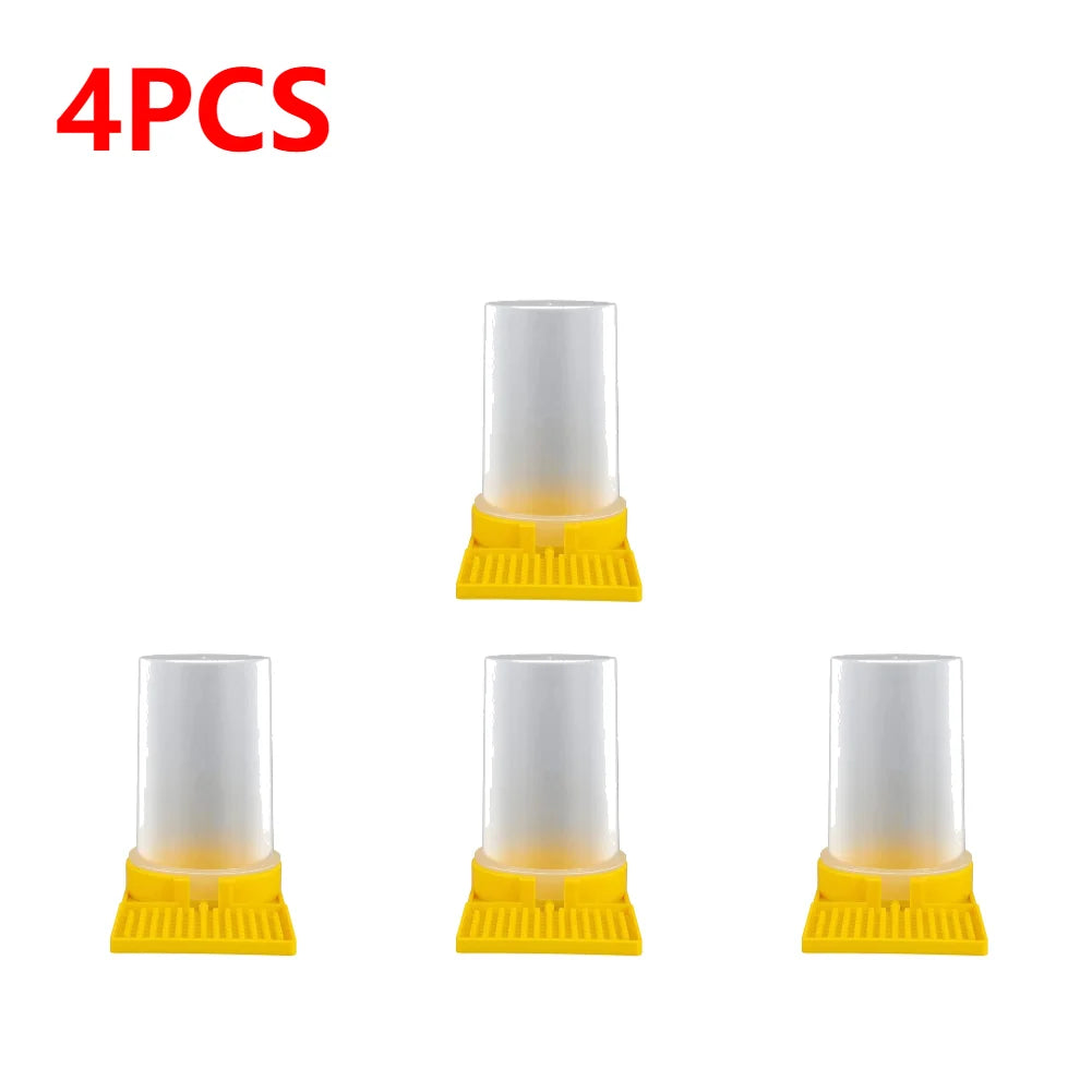 1-6PCS Bee Feeder Drinking Water Waterer Beekeeping Honey Bee Feeders Watering Bees Tools Supplies Feeding Bee Drinker Tools