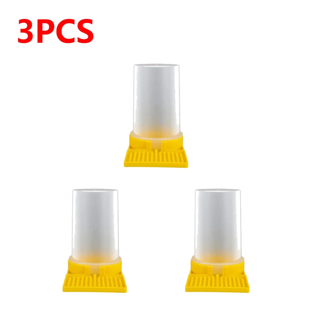 1-6PCS Bee Feeder Drinking Water Waterer Beekeeping Honey Bee Feeders Watering Bees Tools Supplies Feeding Bee Drinker Tools