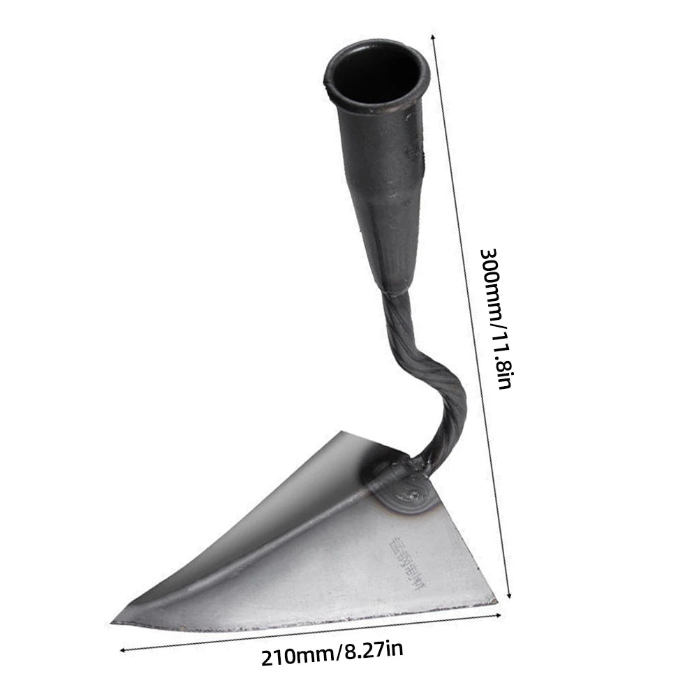Triangle Furrow Hoe Farm Tools Small Plowing Hoe Turning Loose Soil Vegetable Planting Agricultural Land Garden Small Tip Hoe