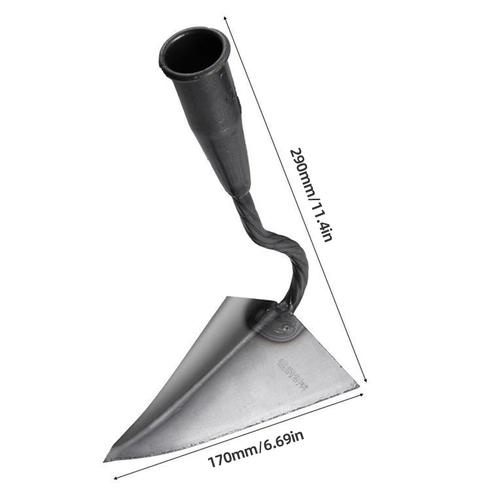 Triangle Furrow Hoe Farm Tools Small Plowing Hoe Turning Loose Soil Vegetable Planting Agricultural Land Garden Small Tip Hoe