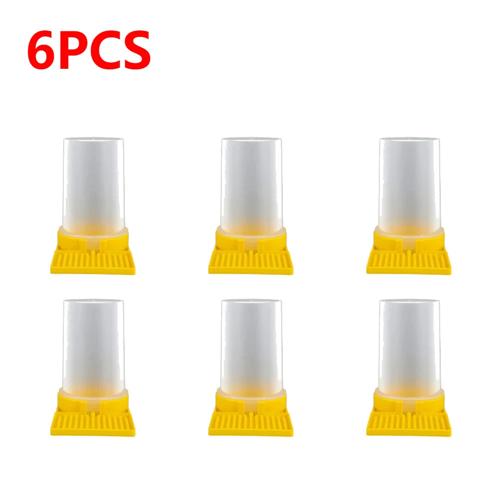 1-6PCS Bee Feeder Drinking Water Waterer Beekeeping Honey Bee Feeders Watering Bees Tools Supplies Feeding Bee Drinker Tools