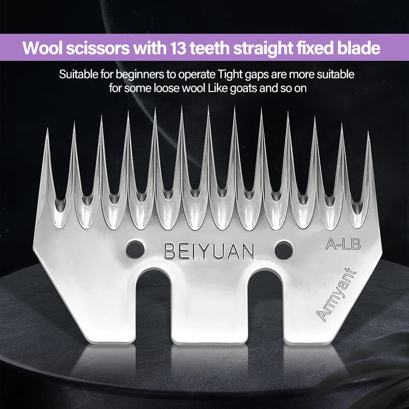 4/9/13 tooth Sheep Shearing CLipper Blade 9/13 Tooth Shears Convex Comb Cutter For Sheep Clipper Shears Scissors