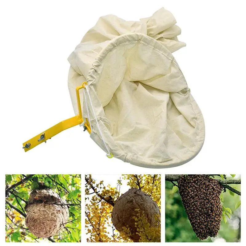 Bee Catcher Net Swarm Trap Bee Catcher Trap Portable Swarm Cage With Telescopic Pole Bee Recruit Tool For Beekeeping Supplies