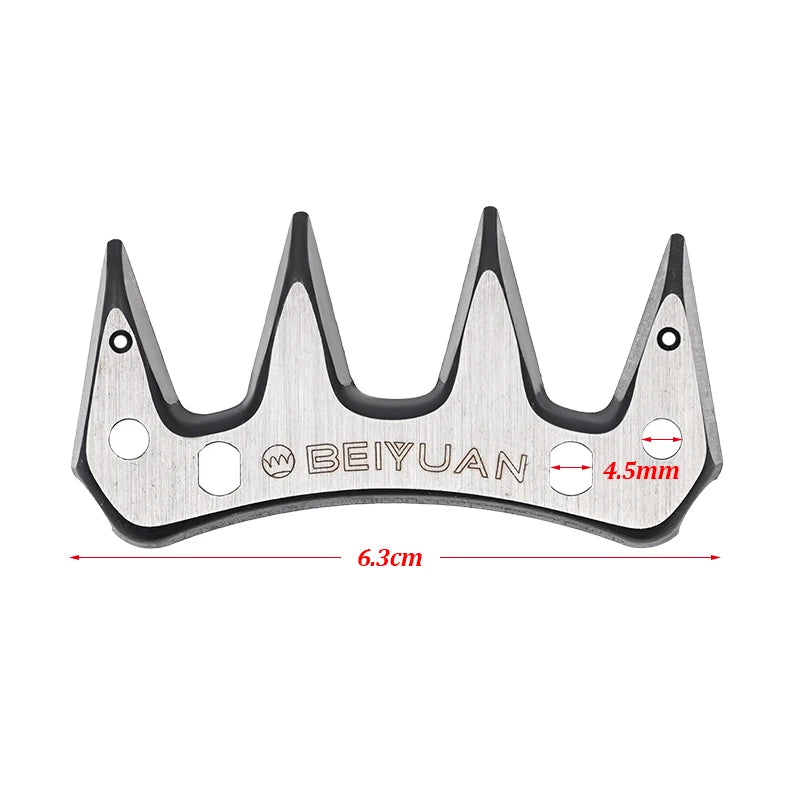4 Tooth Durable Sheep Goats Comb Shearing Clipper Straight Curved Blade Alternative For sheep Clipper Shears Scissors Part